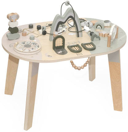 Label Label Label Label Activiteitentafel - Olive Green - Decomusy