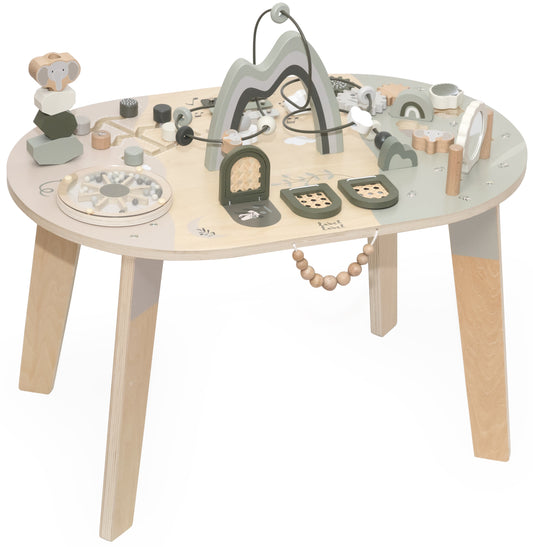 Label Label Label Label Activiteitentafel - Olive Green - Decomusy
