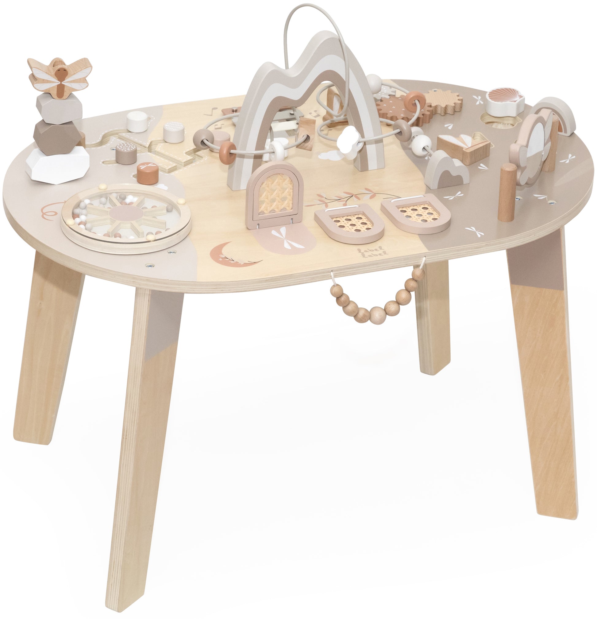 Label Label Label Label Activiteitentafel - Nougat - Decomusy