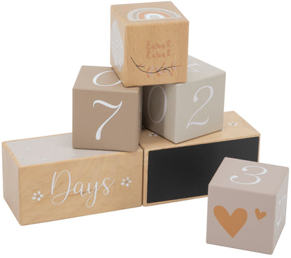Label Label Label Label Milestone Blocks - Nougat - Decomusy