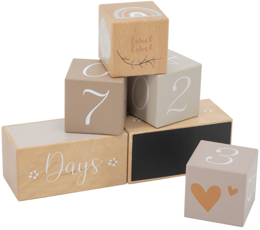 Label Label Label Label Milestone Blocks - Nougat - Decomusy
