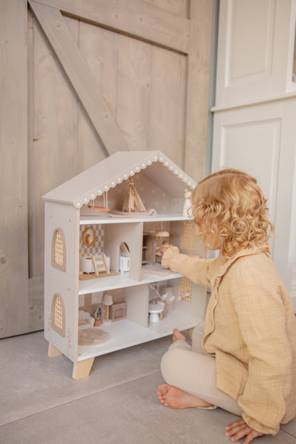 Label Label Label Label Doll House - Poppenhuis - Nougat - Decomusy