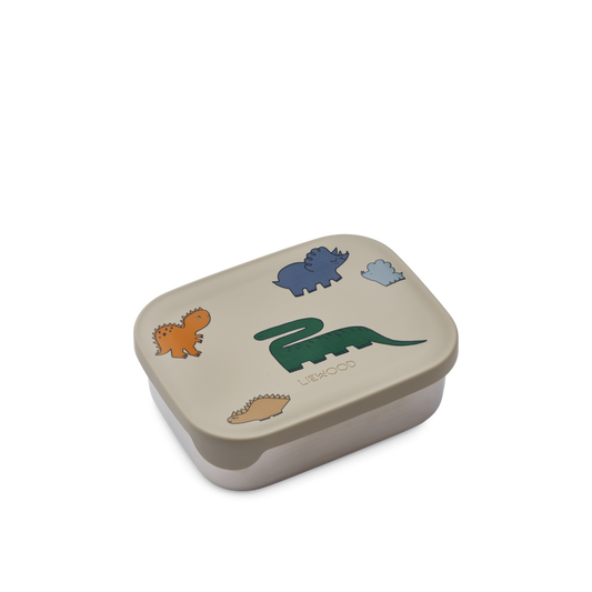 Liewood Liewood Arthur Lunchbox - Dinosaurs / Mist - Decomusy