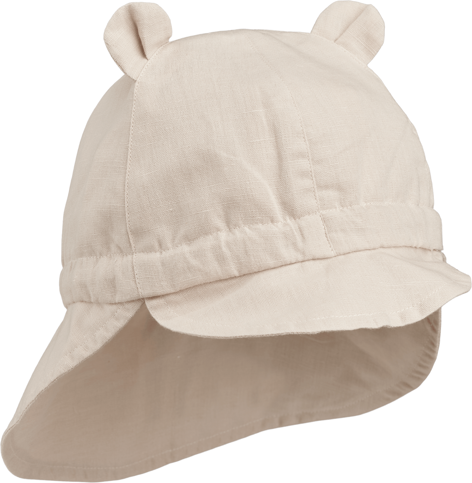 Liewood Liewood Zonnehoedje Gorm Linen Sun Hat - Sandy - Decomusy