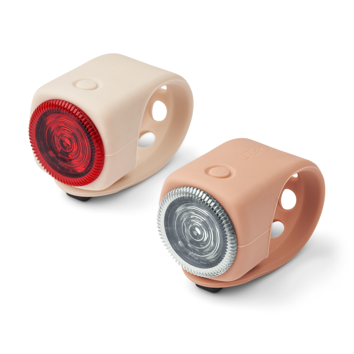Liewood Liewood Rolf Bike Light 2-Pack - Tuscany rose / Apple blossom - Decomusy