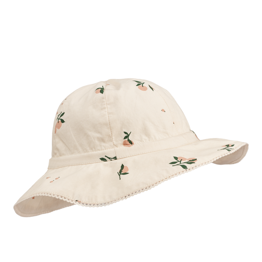 Liewood Liewood Bucket Hat - Katoenen Zonnehoedje Norene - Peach / Sea shell - Decomusy