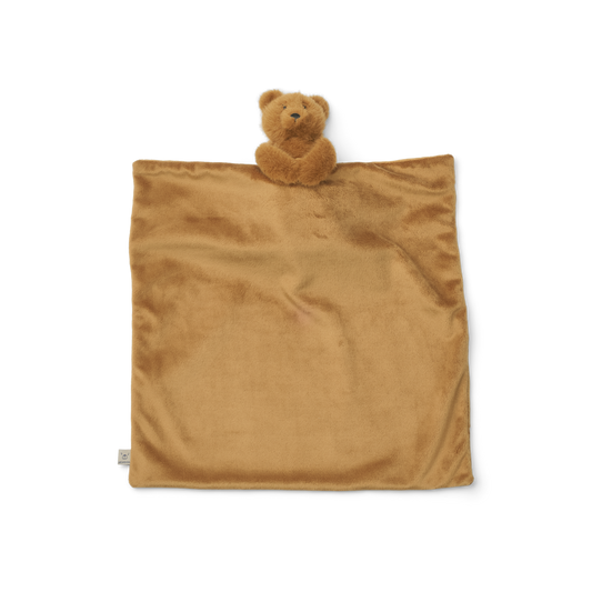 Liewood Liewood Camdon Bear Cuddle Cloth Knuffeldoek - Golden Caramel - Decomusy