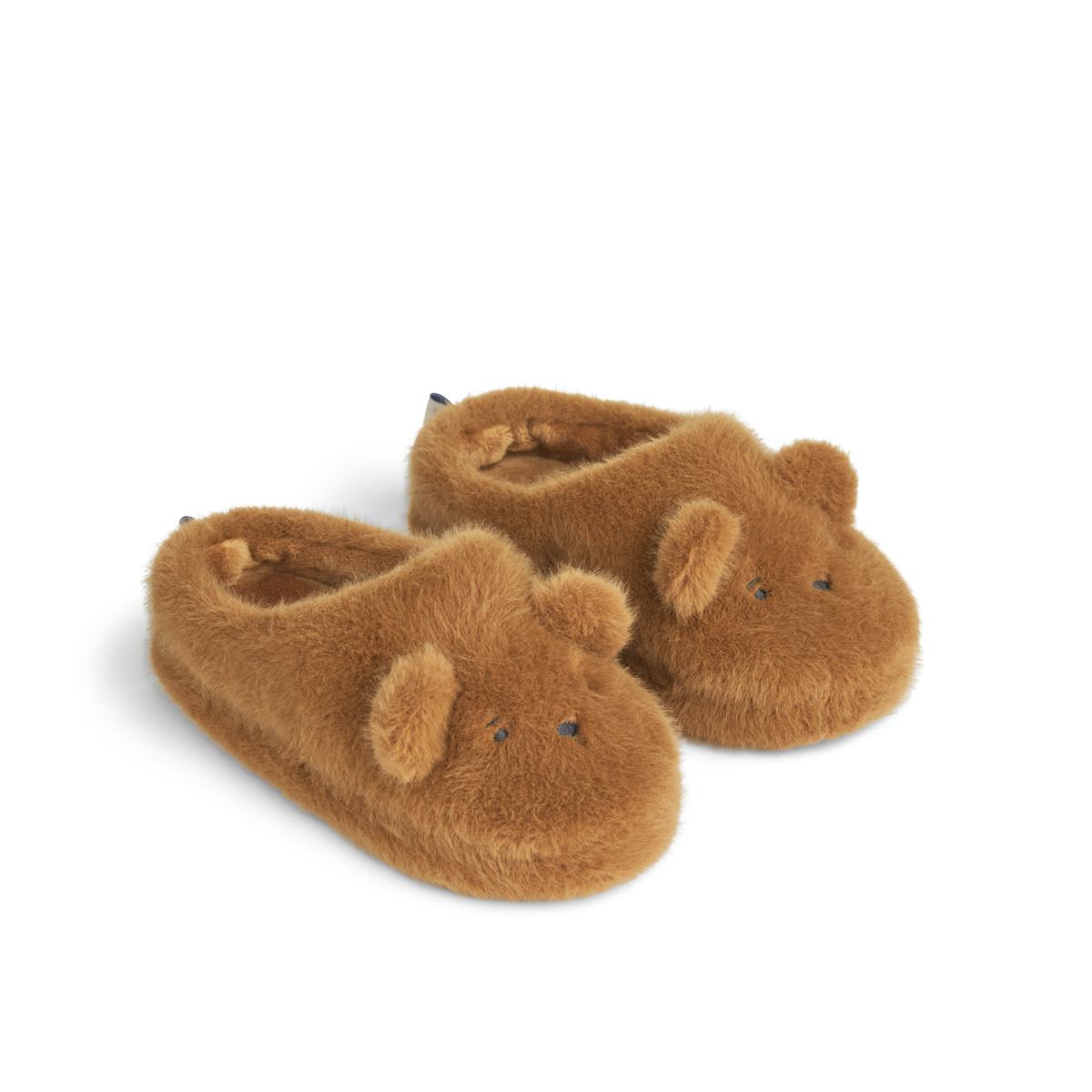 Liewood Liewood Aviaja Bear Slippers Pantoffels - Golden Caramel - Decomusy