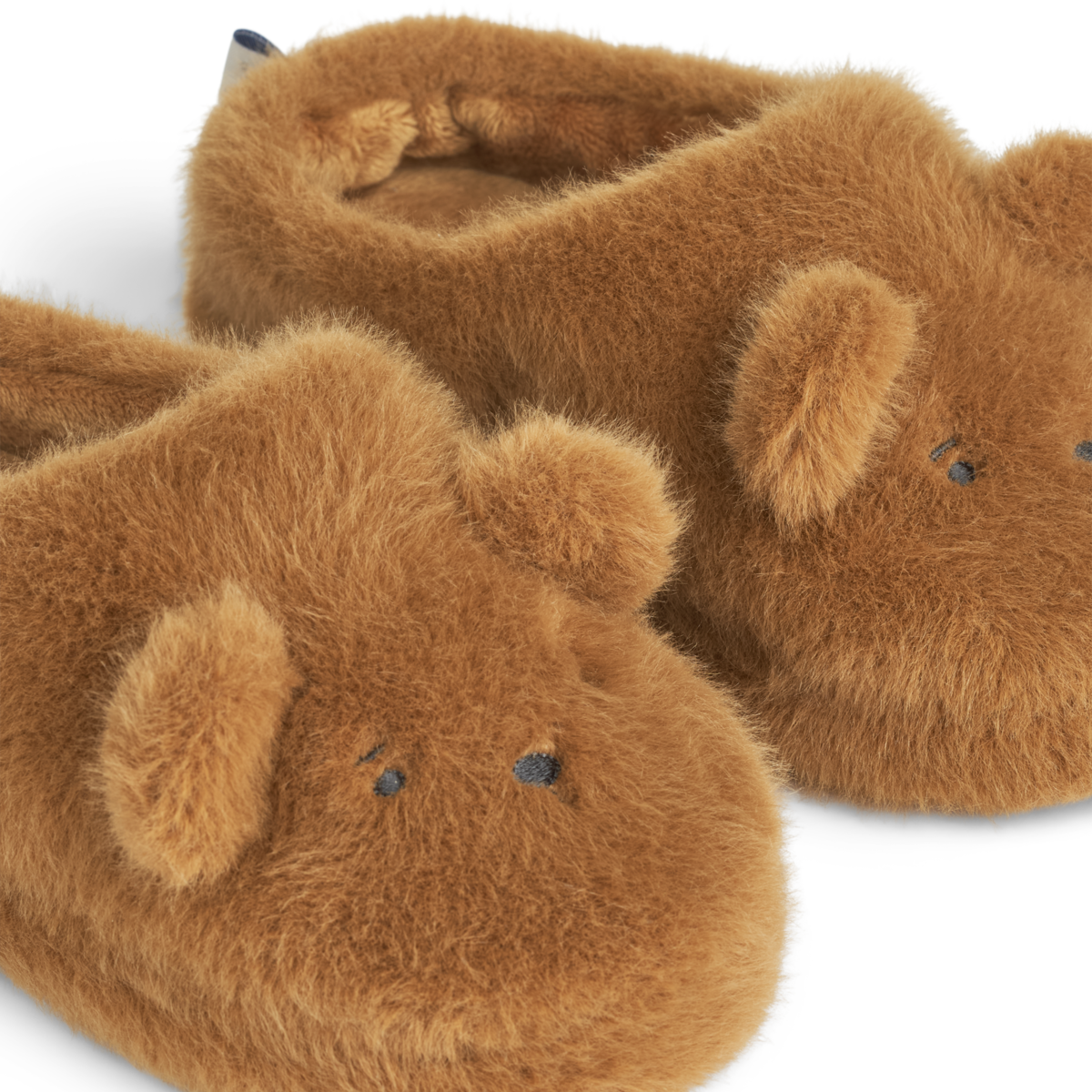 Liewood Liewood Aviaja Bear Slippers Pantoffels - Golden Caramel - Decomusy