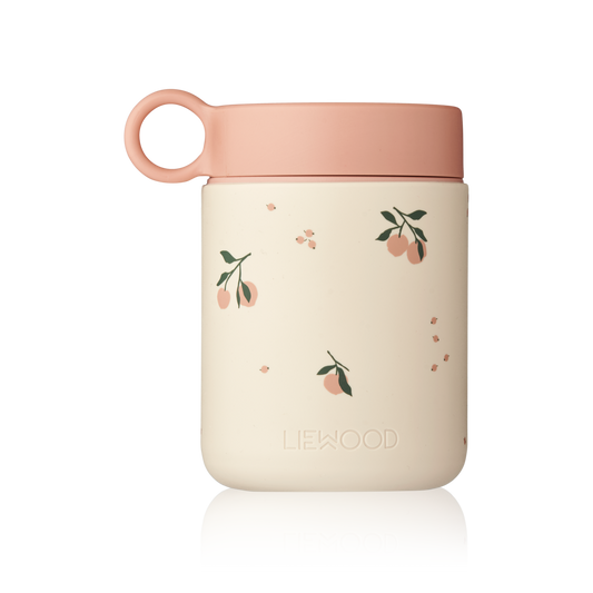 Liewood Liewood Kian Food Jar Geïsoleerde Voedselcontainer 250ml - Peach / Sea shell - Decomusy