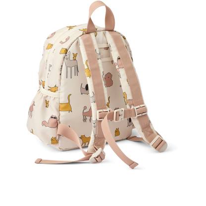 Liewood Liewood Andreas Backpack - Peuterrugzak - Cats and Dogs / Sandy - Decomusy