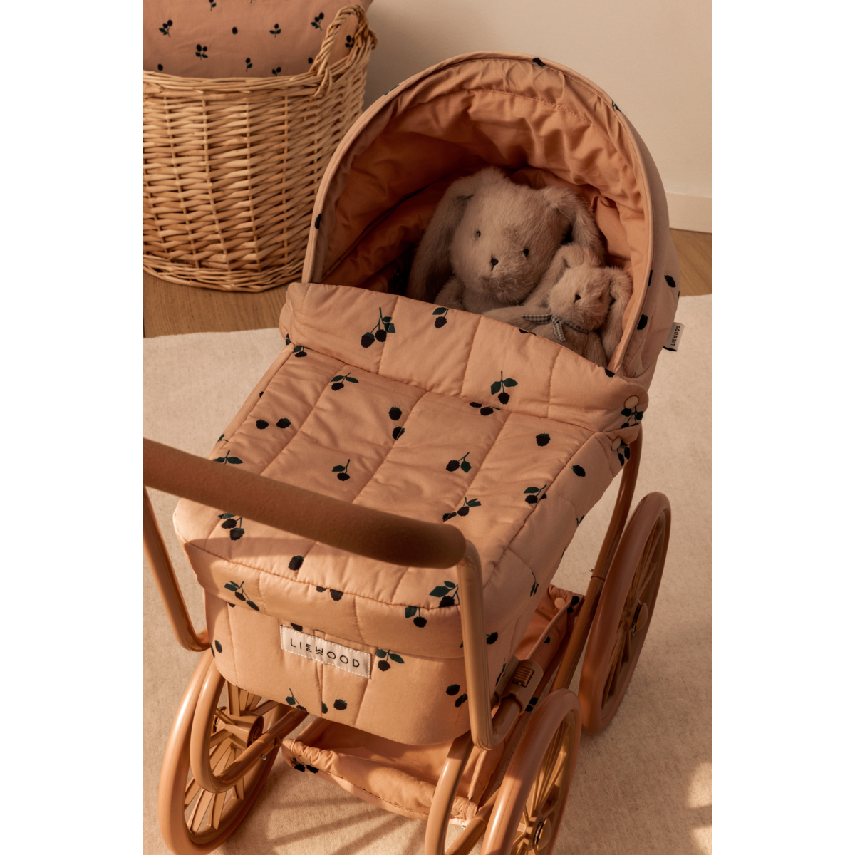 Liewood Liewood Adeline Doll Pram - Berry / Pale Tuscany - Decomusy