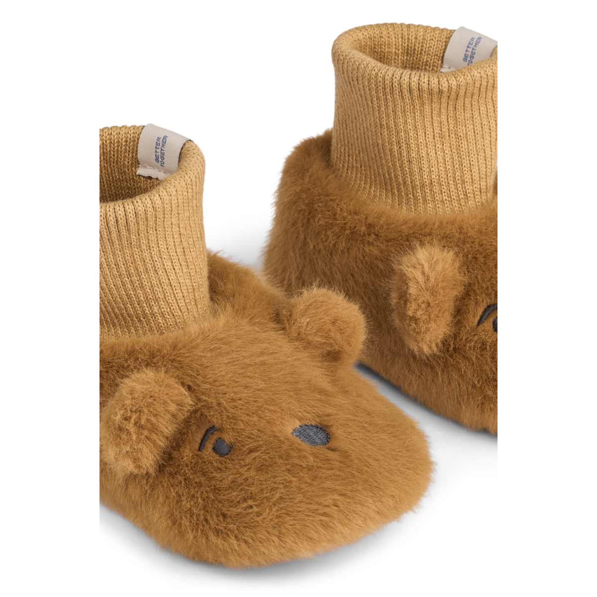 Liewood Liewood Beth Bear Plush Slipper Golden caramel - Decomusy