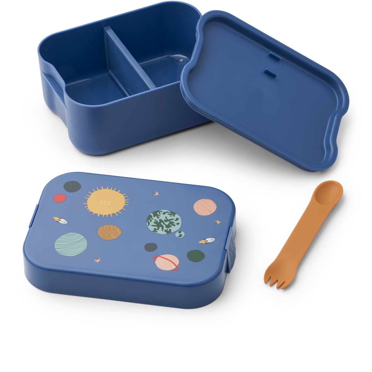Liewood Liewood Kamil Lunchbox Brooddoos - Universe / Classic navy - Decomusy