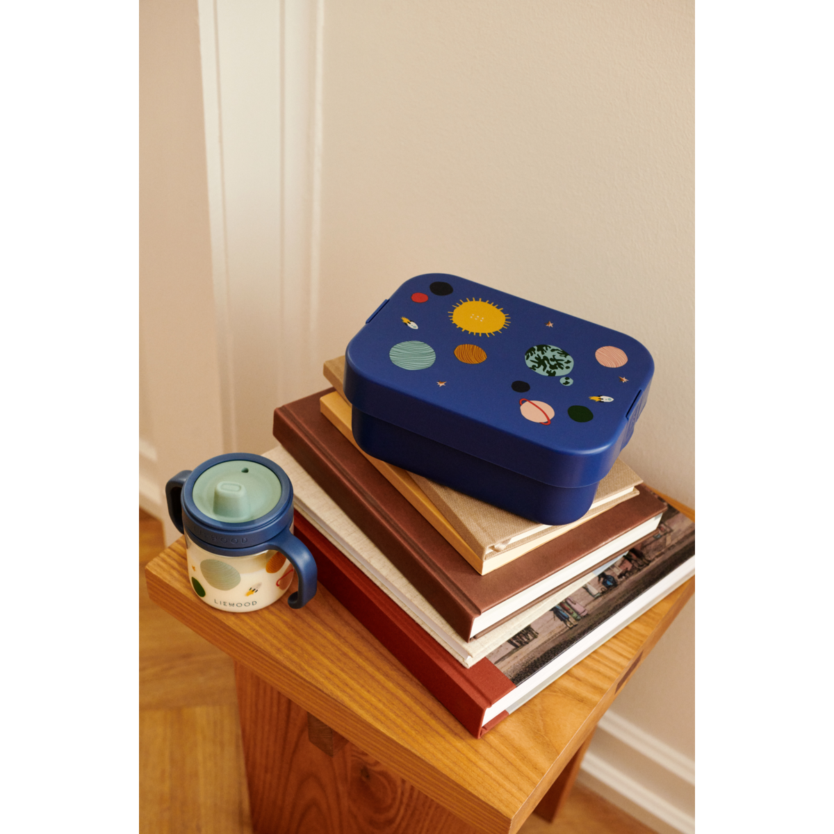 Liewood Liewood Kamil Lunchbox Brooddoos - Universe / Classic navy - Decomusy