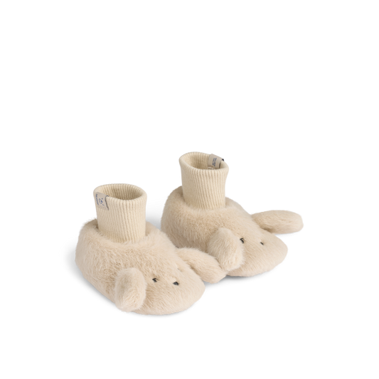 Liewood Liewood Beth Rabbit Plush Slippers - Mist - Decomusy