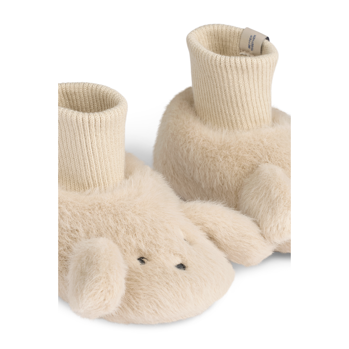 Liewood Liewood Beth Rabbit Plush Slippers - Mist - Decomusy