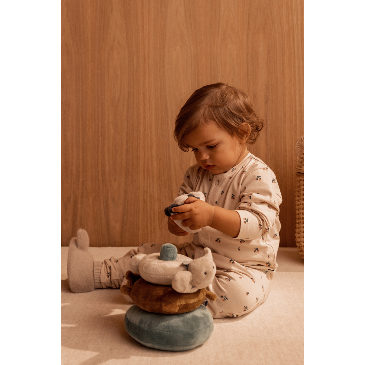 Liewood Liewood Beth Rabbit Plush Slippers - Mist - Decomusy