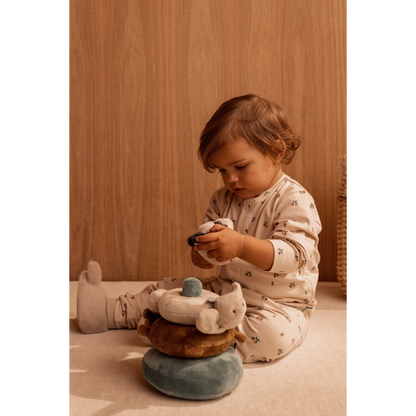 Liewood Liewood Beth Rabbit Plush Slippers - Mist - Decomusy