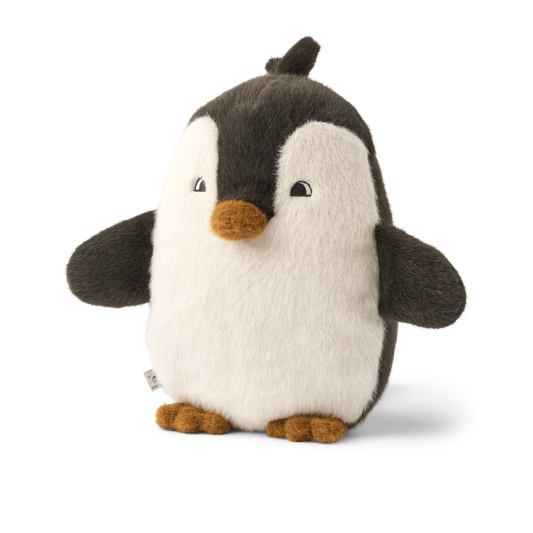 Liewood Liewood Berto Penguin Teddy - Sandy / Dark grey - Decomusy
