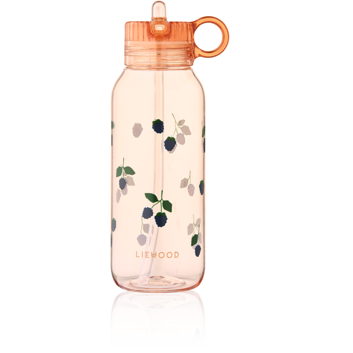 Liewood Liewood Yang Tritan Water Bottle Drinkfles 500ml - Berry / Pale Tuscany - Decomusy