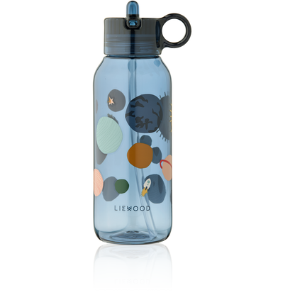 Liewood Liewood Yang Tritan Water Bottle Drinkfles 500ml - Universe / Classic navy - Decomusy