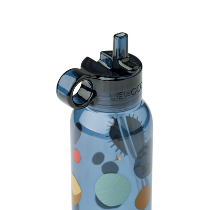 Liewood Liewood Yang Tritan Water Bottle Drinkfles 500ml - Universe / Classic navy - Decomusy