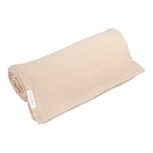 Little Dutch Little Dutch Swaddle Doek Hydrofiel 120 x 120 Beige - Decomusy