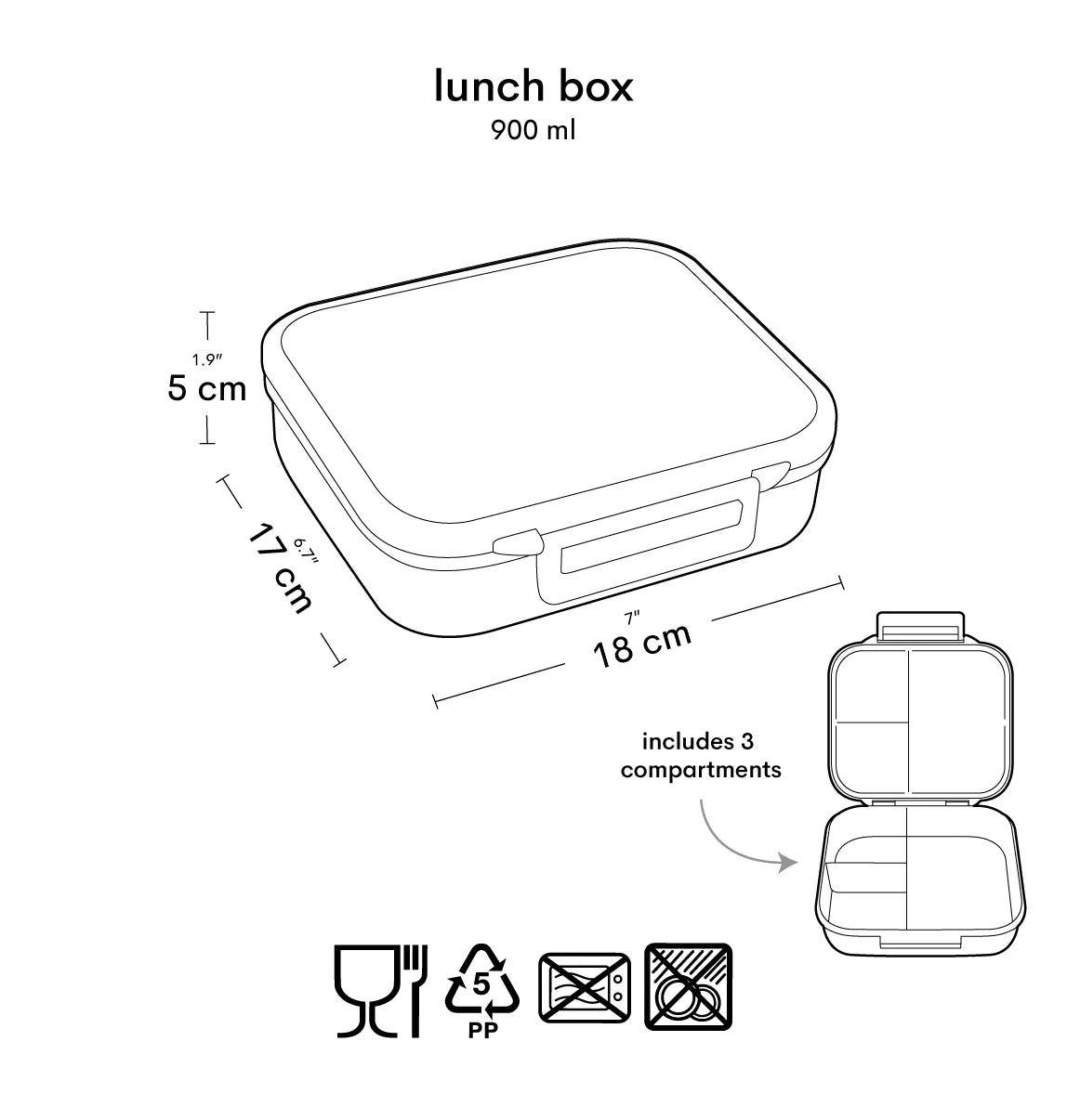 A Little Lovely Company Lunchbox Dumptruck