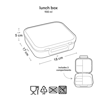 A Little Lovely Company Lunchbox Happy Cherries