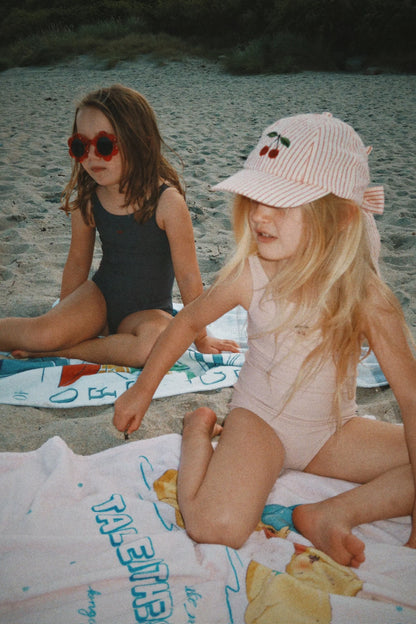 Konges Slojd Konges Slojd Ellie Bow Cap Amour Stripe 2-4 jaar - Decomusy