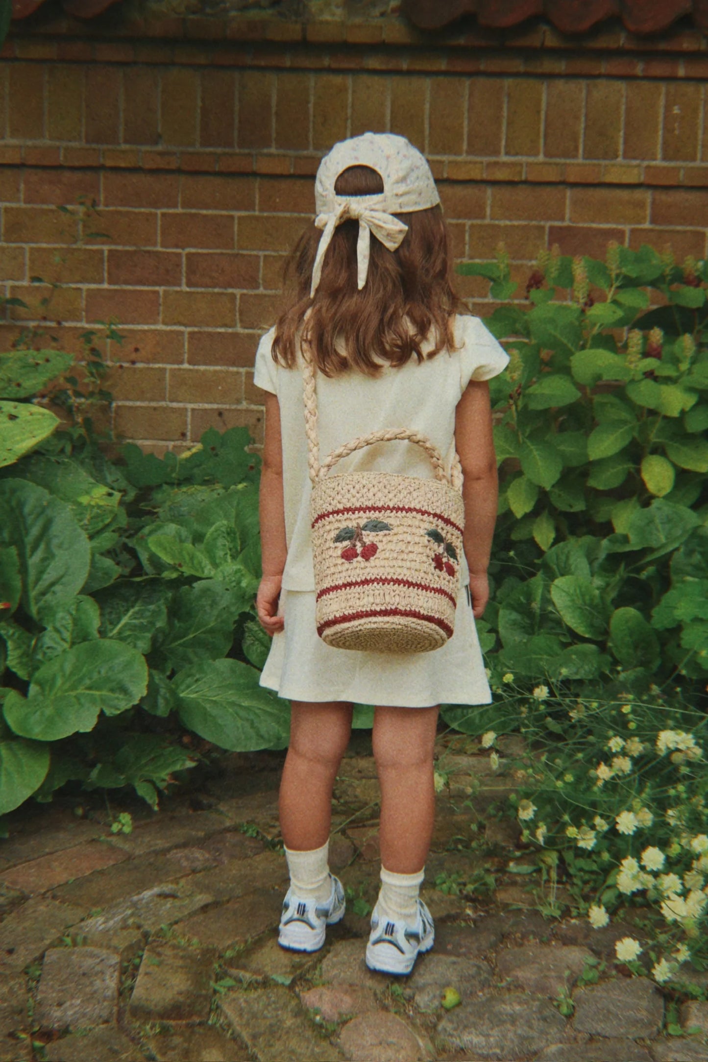 Konges Slojd Konges Slojd Ellie Bow Cap Amour Stripe 2-4 jaar - Decomusy