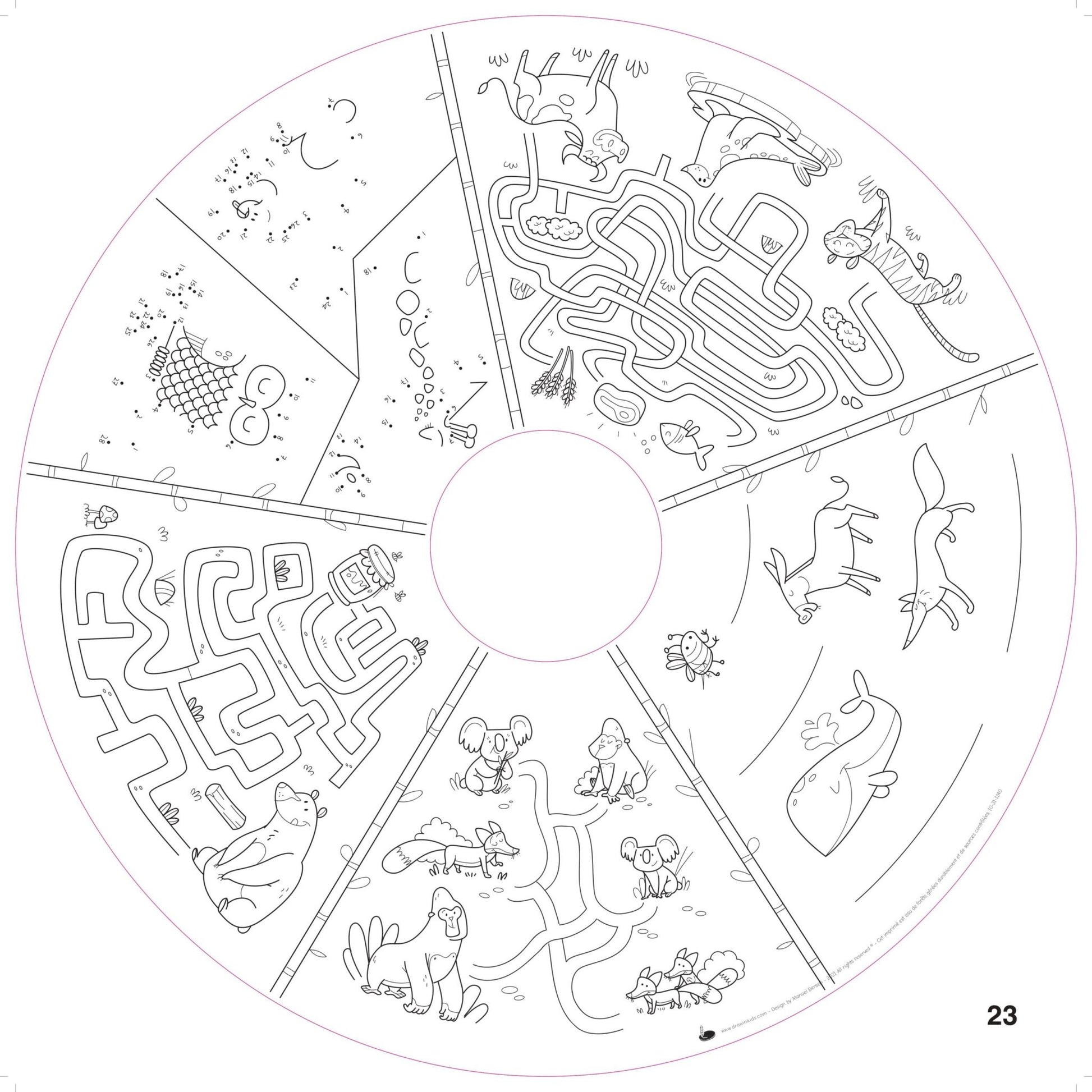 Drawin'Kids Drawin'Kids Navulling van 20 witte vellen voor Drawin'table Home Edition - Fun activities - Decomusy