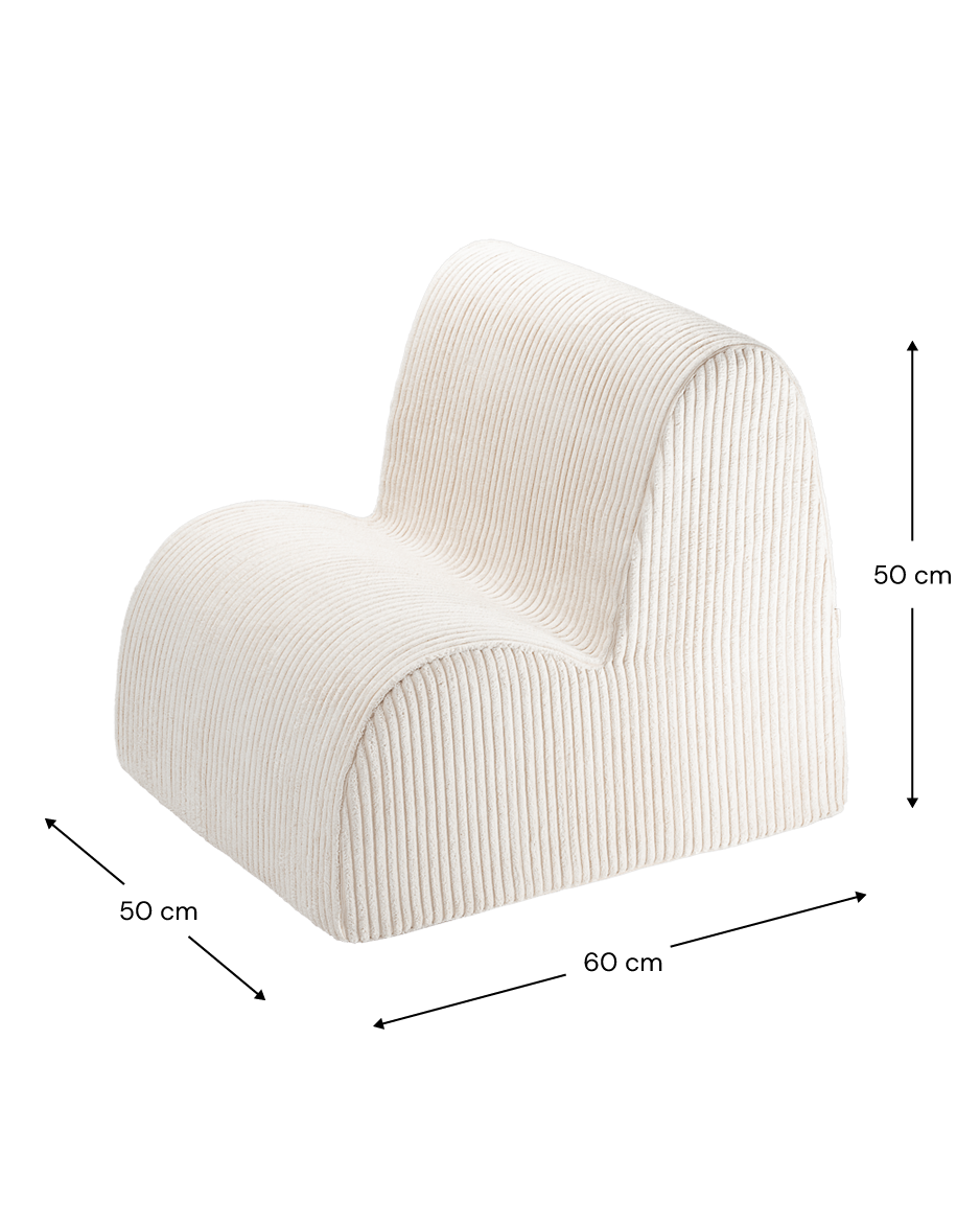 Wigiwama Wigiwama Cloud Beanbag Chair Kinderfauteuil - Marshmallow - Decomusy