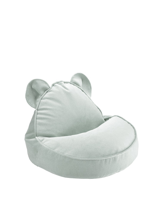 Wigiwama Wigiwama Bear Beanbag Chair Poef - Misty Green - Decomusy