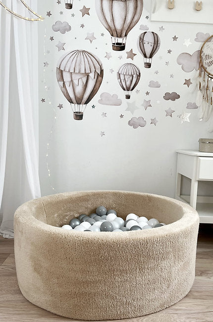 Moje. Moje. Ballenbad - 90x40 cm - Teddy Beige - Decomusy