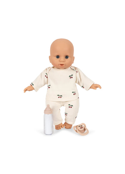 Konges Slojd Poppenverzorgingsset in Koffer – met Babypop & Accessoires Pink Check
