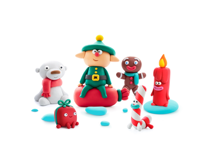 Hey Clay HeyClay boetseerklei Polar fun - LIMITED EDITION - 15 pack - Decomusy
