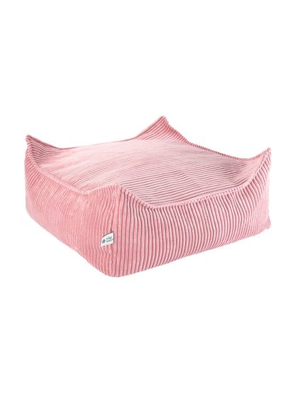 Wigiwama Wigiwama Vierkant Poef Ottoman - Pink Mousse - Decomusy