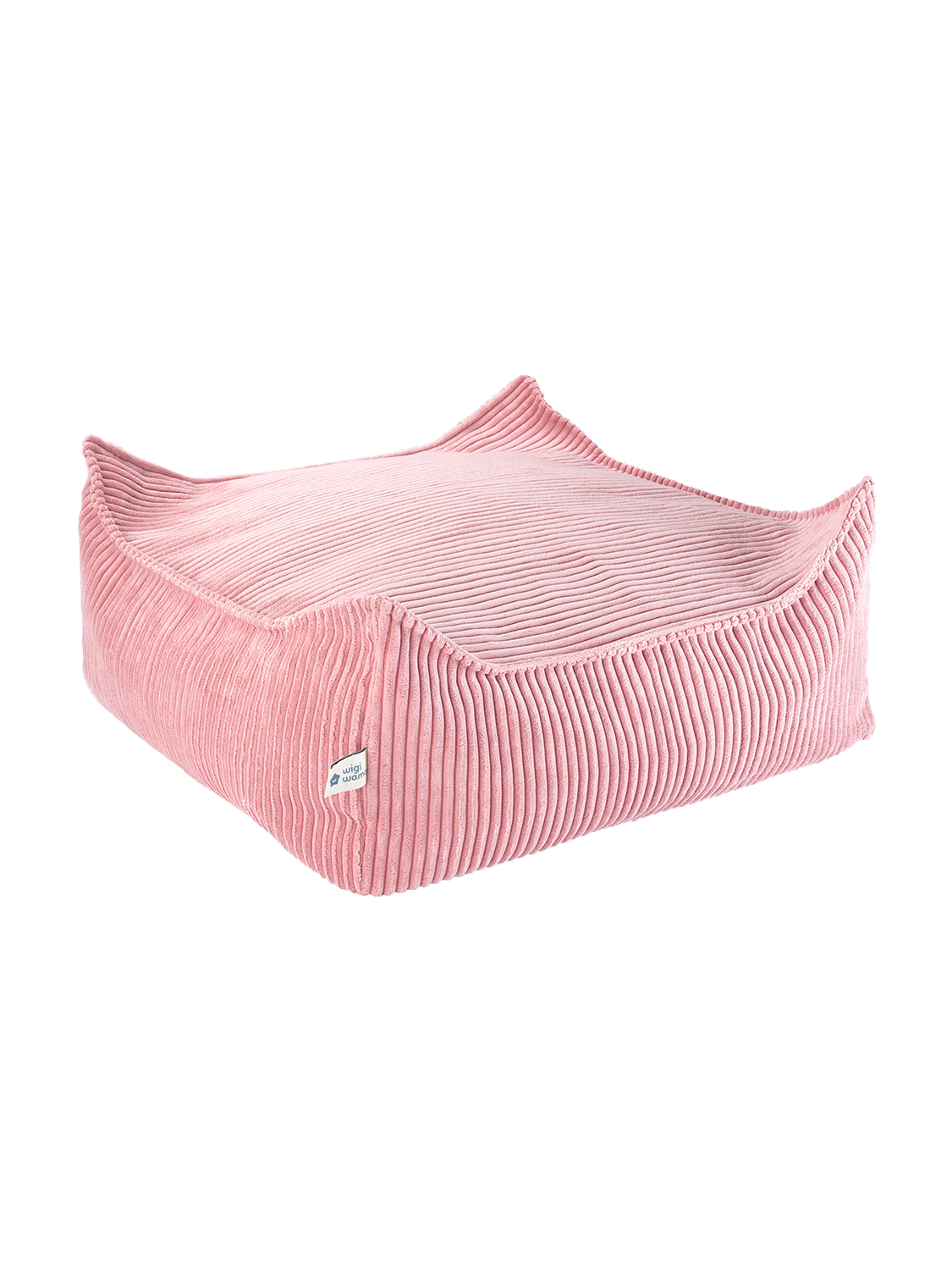 Wigiwama Wigiwama Vierkant Poef Ottoman - Pink Mousse - Decomusy