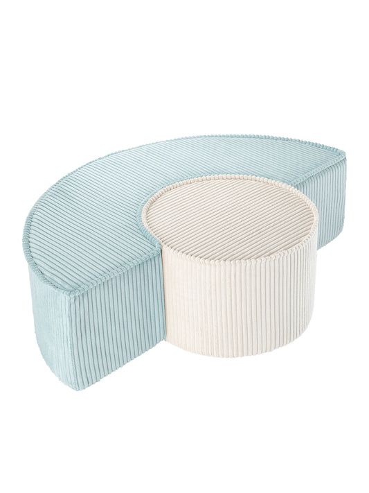 Wigiwama Wigiwama Mousse Pouffe Set Speelset - Peppermint Green - Decomusy