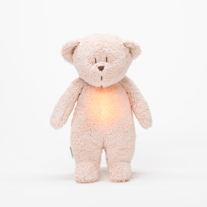 Moonie Moonie Teddy The Humming Friend Hartslag en Licht - Rose Natur - Decomusy