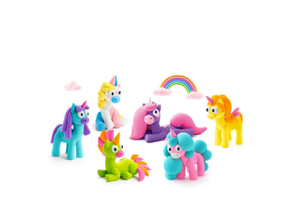 Hey Clay Hey Clay boetseerklei Unicorns - 15 pack - Decomusy