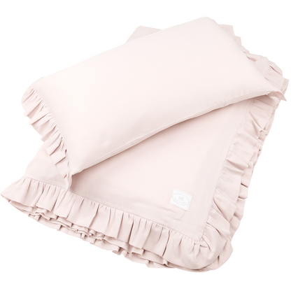 Cotton&Sweets Cotton & Sweets Dekbedovertrek Junior Margaret - Powder Pink - Decomusy