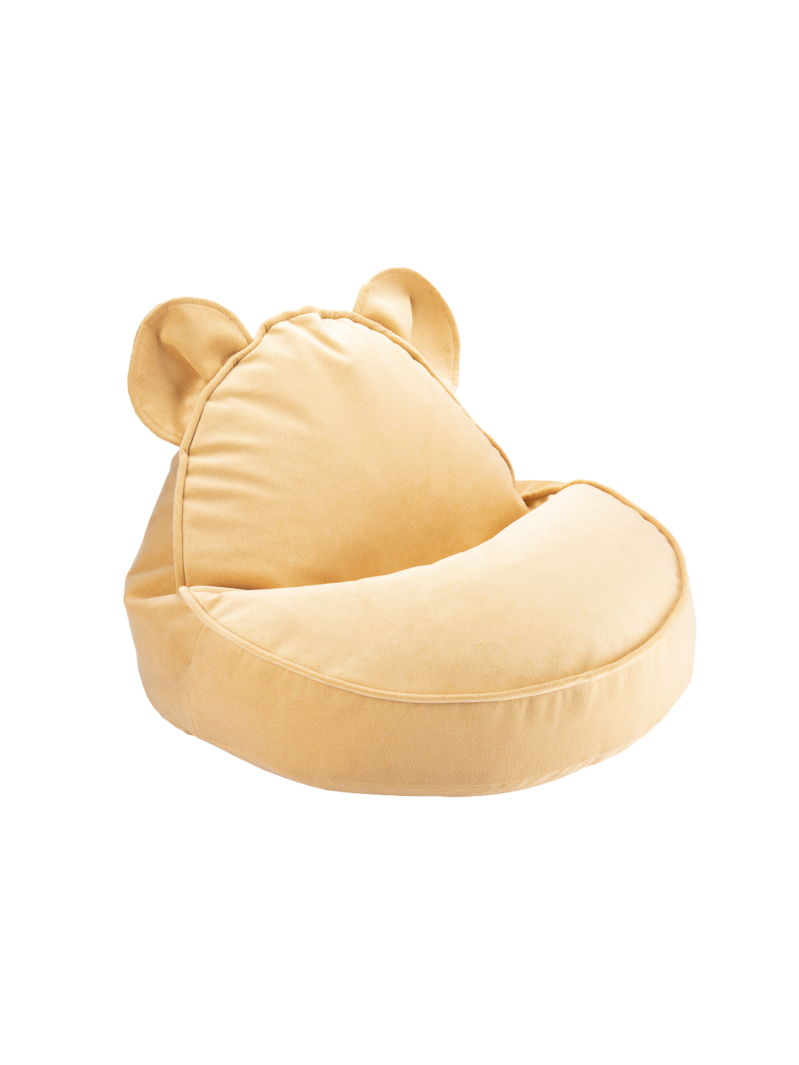 Wigiwama Wigiwama Bear Beanbag Chair Poef - Salted Caramel - Decomusy