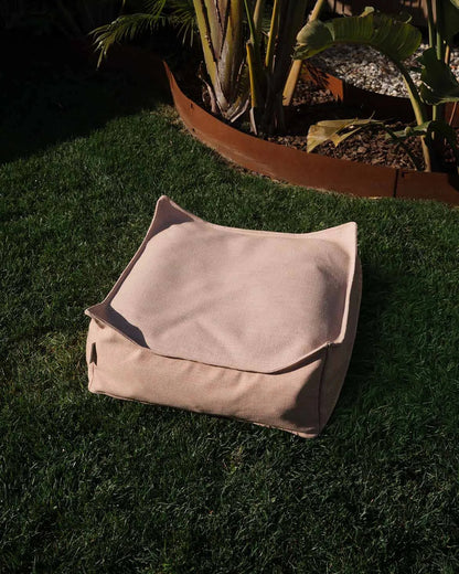 Wigiwama Wigiwama Pouffe Square Ottoman Outdoor - Seashell - Decomusy