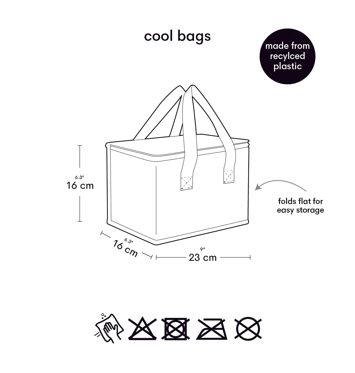 A Little Lovely Company A Little Lovely Company Cool Bag Koeltas - Cherries - Decomusy