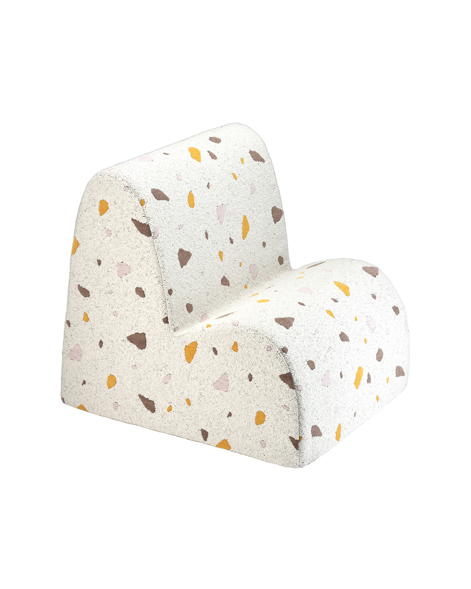 Wigiwama Wigiwama Cloud Beanbag Chair Kinderfauteuil - Terrazzo Marble - Decomusy