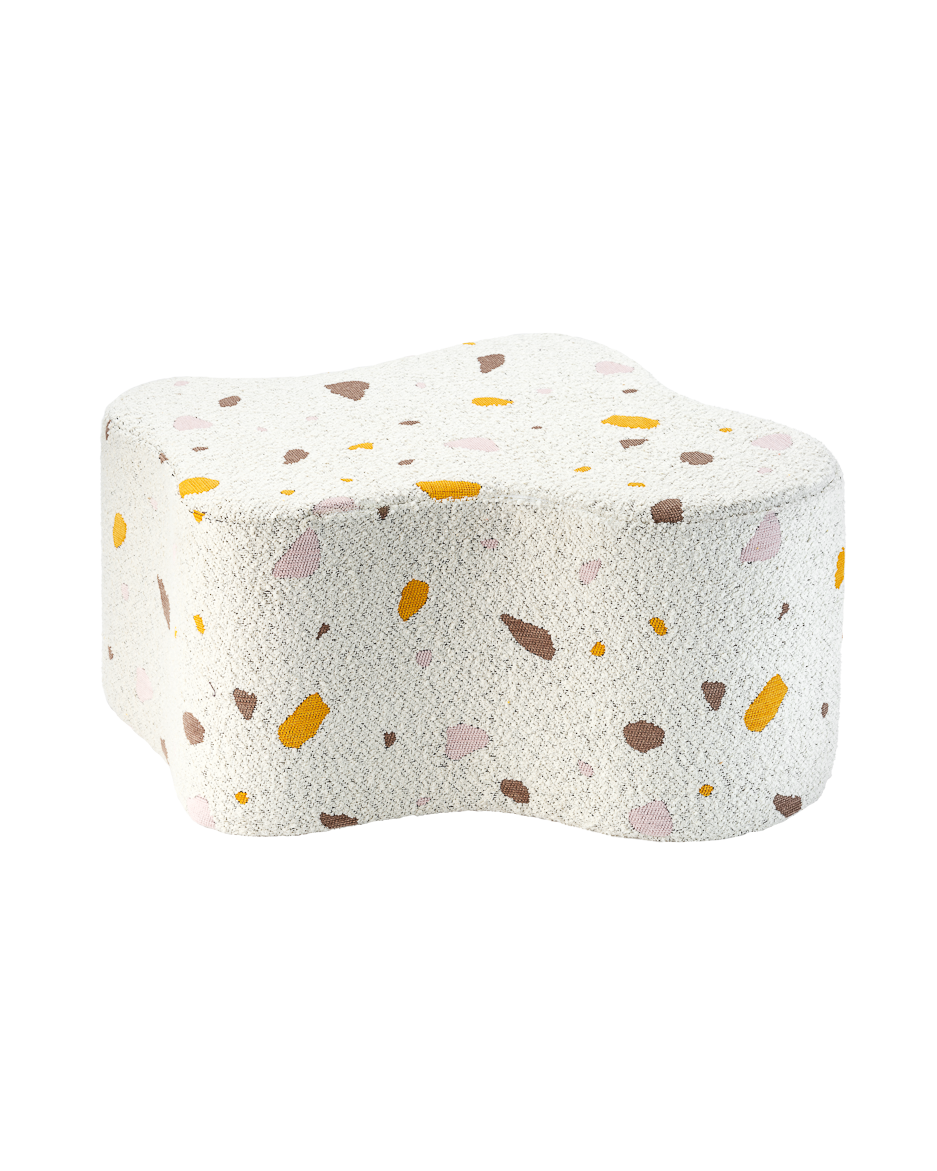 Wigiwama Wigiwama Cloud Pouffe Poef - Terrazzo Marble - Decomusy