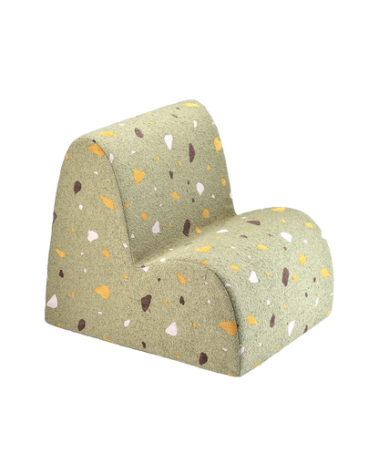 Wigiwama Wigiwama Cloud Beanbag Chair Kinderfauteuil - Terrazzo Moss - Decomusy